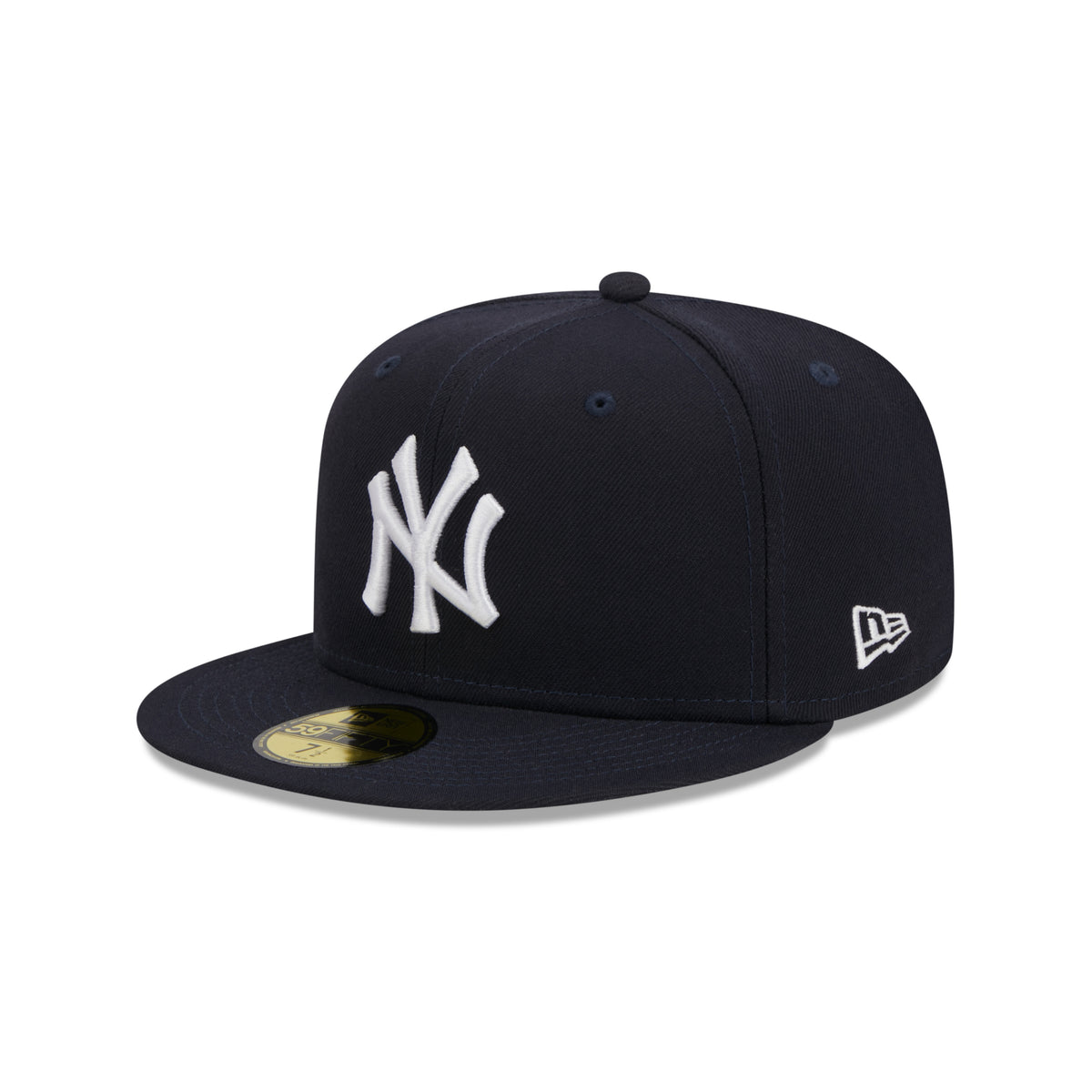 New Era New York Yankees OTC 59FIFTY Fitted MLB Cap in Blau, Seitenansicht geschniegelt