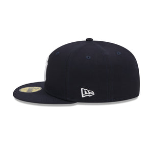 New Era New York Yankees OTC 59FIFTY Fitted MLB-Cap in Blau mit seitlichem Logo