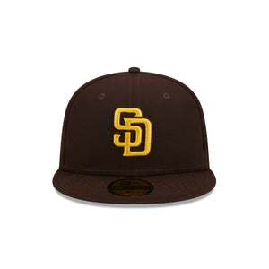 San Diego Padres New Era 59FIFTY Fitted MLB Cap in Braun
