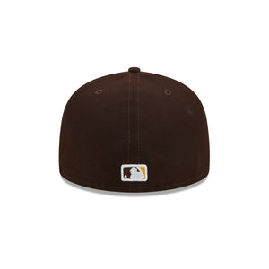 San Diego Padres New Era 59FIFTY Fitted MLB Cap in Braun