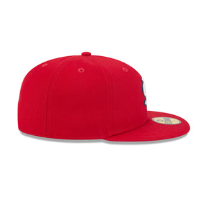St. Louis Cardinals New Era OTC 59FIFTY Fitted MLB Cap in Rot, Seitenansicht