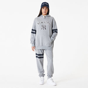 New York Yankees MLB Lifestyle Oversized Hoodie grau - STADIUMDREAMS