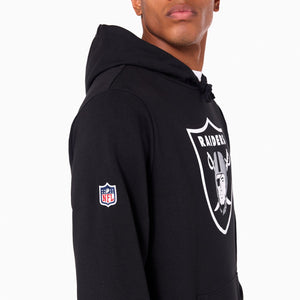 Las Vegas Raiders Logo Hoodie NFL New Era Schwarz - STADIUMDREAMS