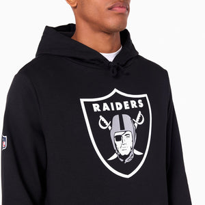 Las Vegas Raiders Logo Hoodie NFL New Era Schwarz - STADIUMDREAMS