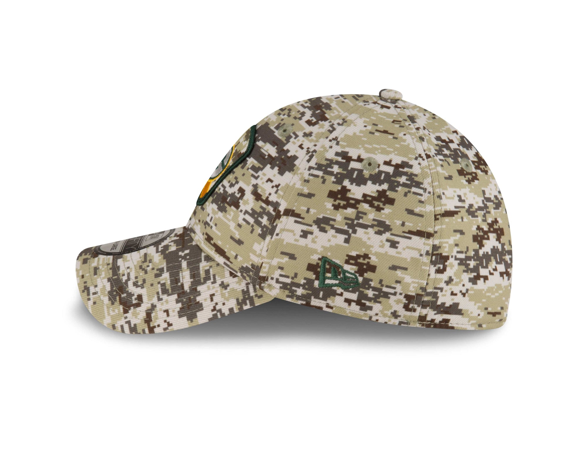 Green Bay Packers 2023 NFL Salute to Service New Era 39Thirty Flex Cap Camouflage - STADIUMDREAMS