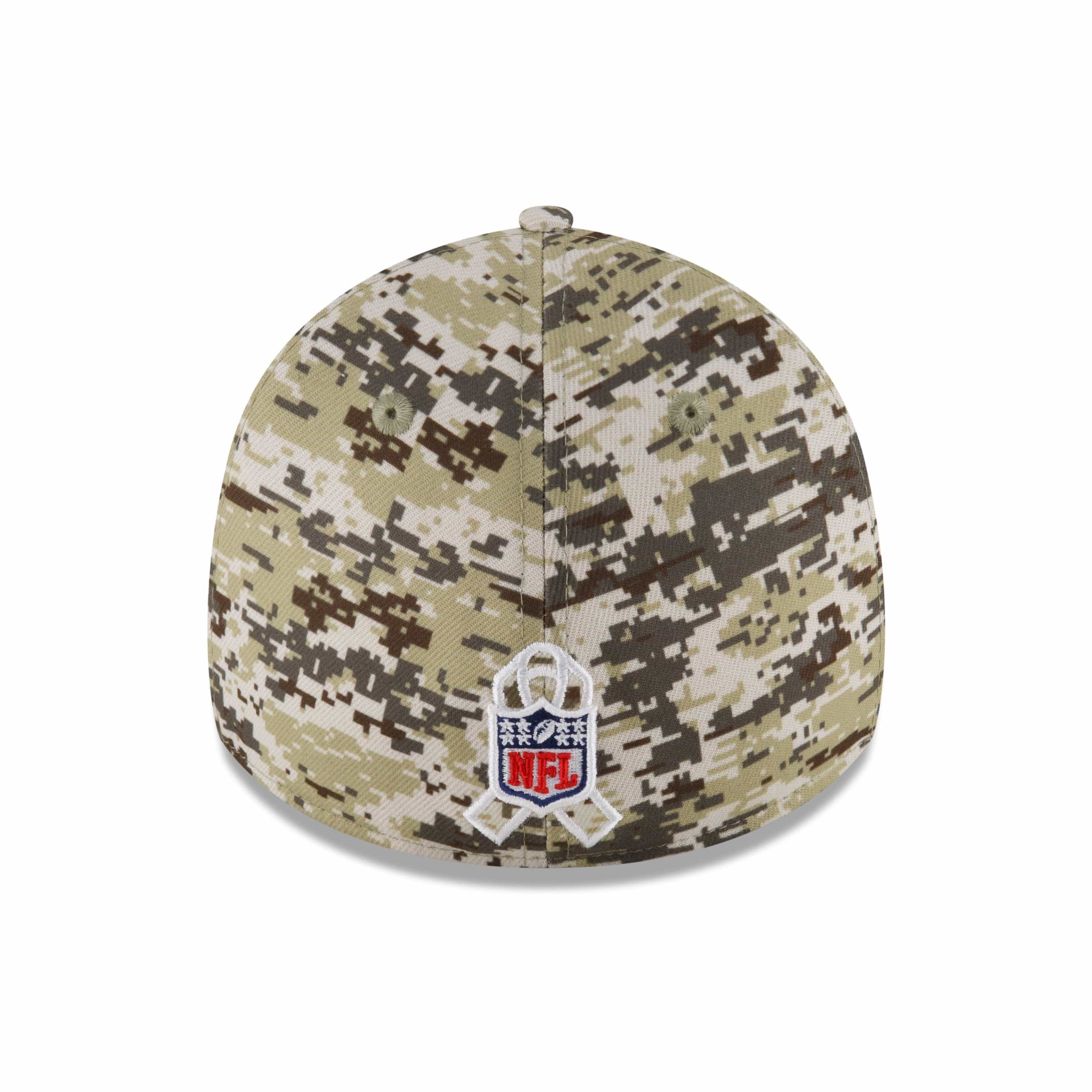 Green Bay Packers 2023 NFL Salute to Service New Era 39Thirty Flex Cap Camouflage - STADIUMDREAMS