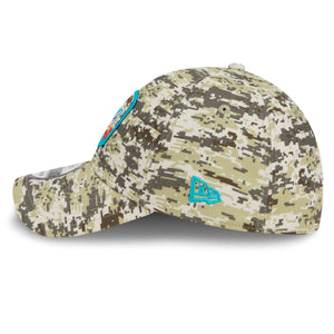 Miami Dolphins 2023 NFL Salute to Service New Era 39Thirty Flex Cap Camouflage - STADIUMDREAMS