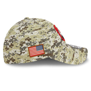 Kansas City Chiefs 2023 NFL Salute to Service New Era 39Thirty Flex Cap Camouflage - STADIUMDREAMS