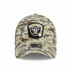 Las Vegas Raiders 2023 NFL Salute to Service New Era 39Thirty Flex Cap Camouflage - STADIUMDREAMS