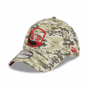 San Francisco 49ers 2023 NFL Salute to Service New Era 39Thirty Flex Cap Camouflage - STADIUMDREAMS