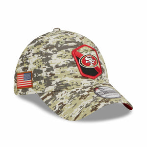 San Francisco 49ers 2023 NFL Salute to Service New Era 39Thirty Flex Cap Camouflage - STADIUMDREAMS