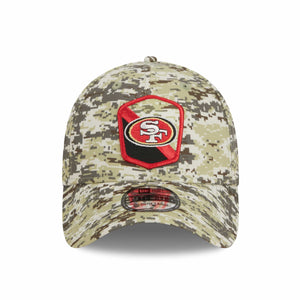 San Francisco 49ers 2023 NFL Salute to Service New Era 39Thirty Flex Cap Camouflage - STADIUMDREAMS