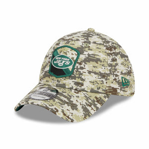 New York Jets 2023 NFL Salute to Service New Era 39Thirty Flex Cap Camouflage - STADIUMDREAMS