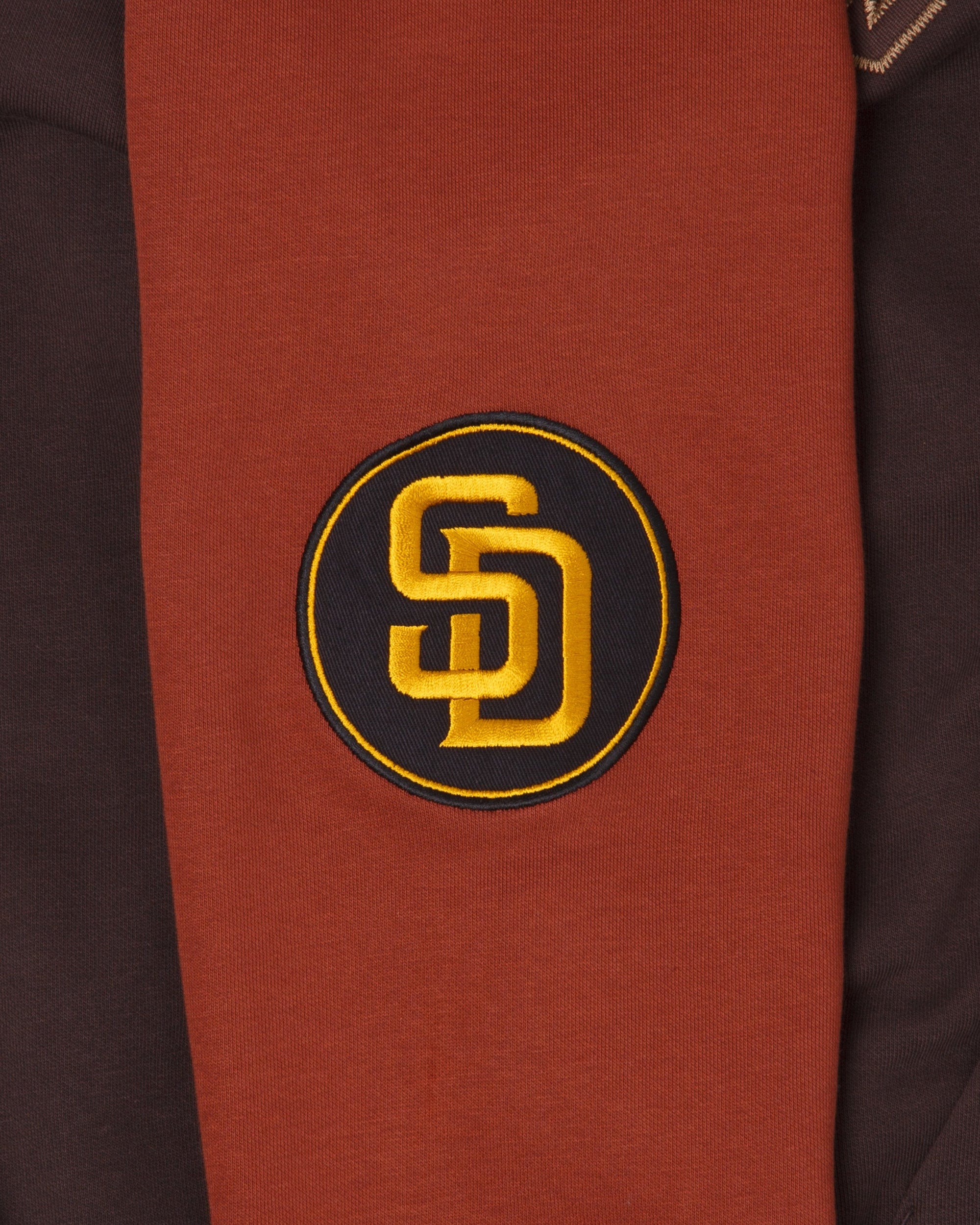 San Diego Padres MLB Team Patch Hoodie braun - STADIUMDREAMS