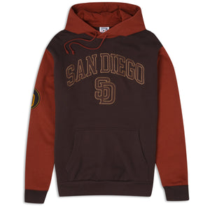 San Diego Padres MLB Team Patch Hoodie braun - STADIUMDREAMS