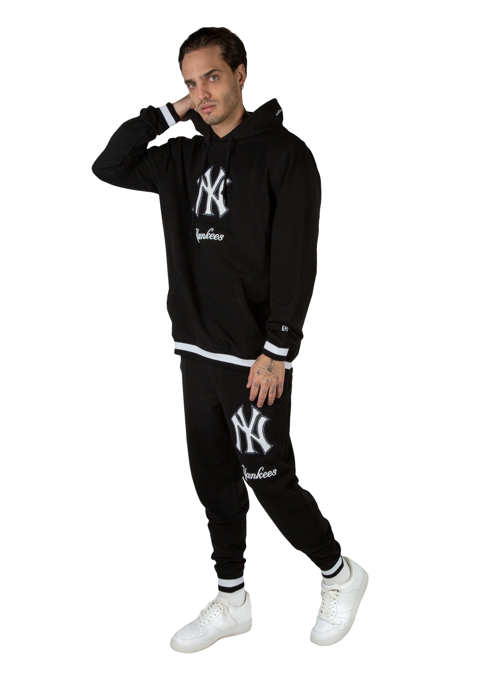 New York Yankees MLB Logoselect Hoodie schwarz - STADIUMDREAMS