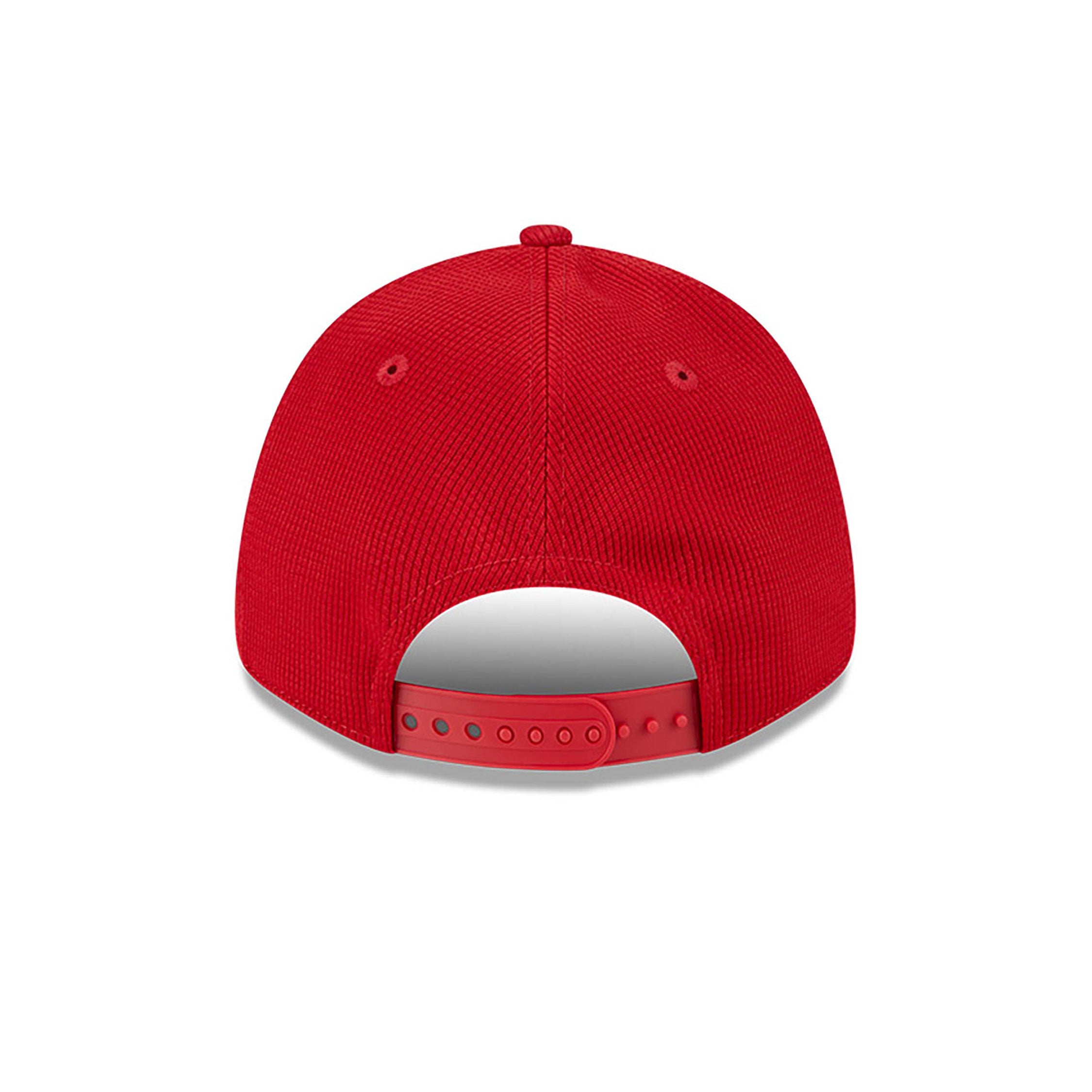 Cincinnati Reds New Era 2025 MLB Batting Practice 9FORTY Stretch Snap Cap Rot - STADIUMDREAMS