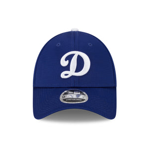 Los Angeles Dodgers New Era 2025 MLB Batting Practice 9FORTY Stretch Snap Cap Blau - STADIUMDREAMS