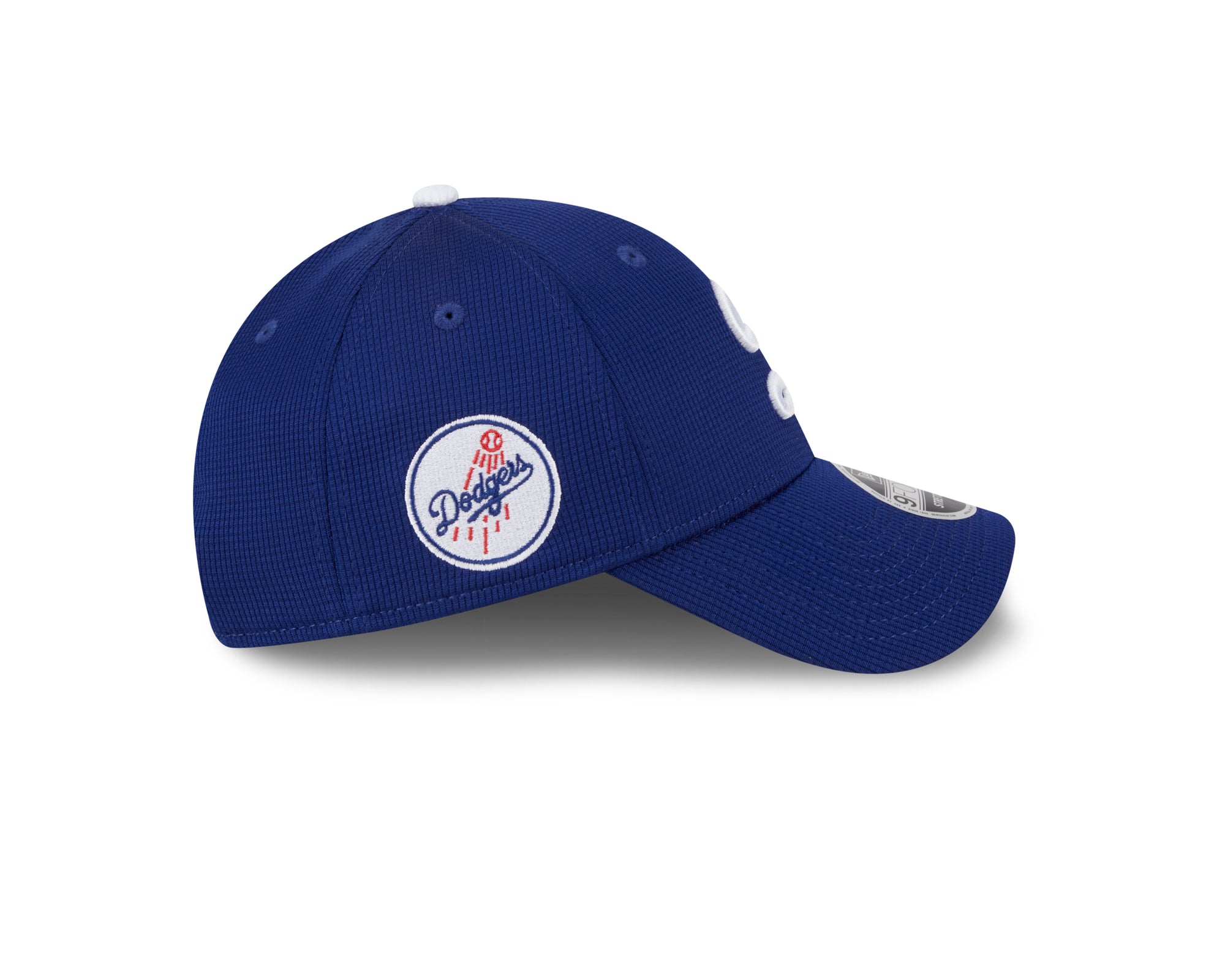 Los Angeles Dodgers New Era 2025 MLB Batting Practice 9FORTY Stretch Snap Cap Blau - STADIUMDREAMS