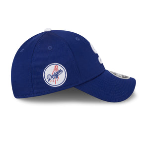 Los Angeles Dodgers New Era 2025 MLB Batting Practice 9FORTY Stretch Snap Cap Blau - STADIUMDREAMS