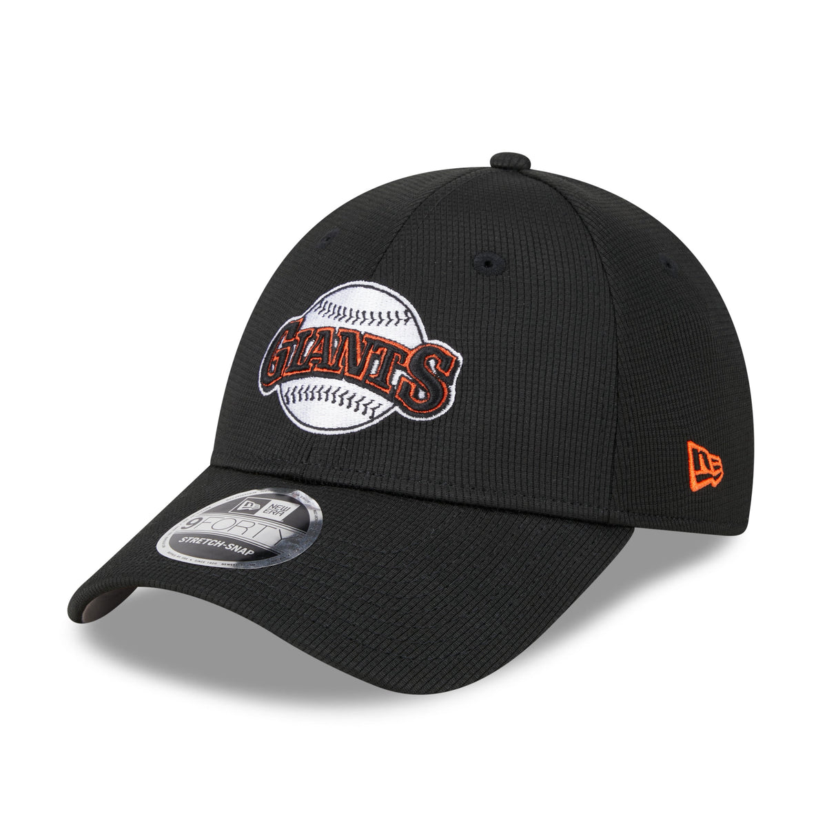 San Francisco Giants New Era 2025 MLB Batting Practice 9FORTY Stretch Snap Cap Schwarz - STADIUMDREAMS