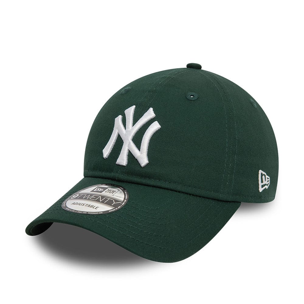 New York Yankees League Essential New Era 9TWENTY MLB Cap Grün - STADIUMDREAMS