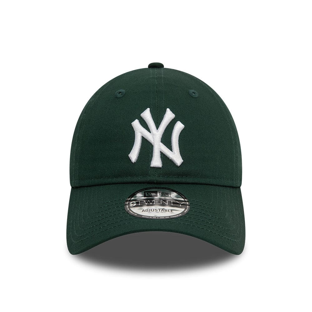 New York Yankees League Essential New Era 9TWENTY MLB Cap Grün - STADIUMDREAMS