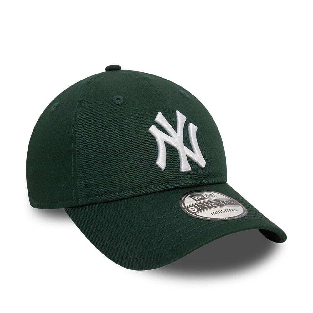 New York Yankees League Essential New Era 9TWENTY MLB Cap Grün - STADIUMDREAMS