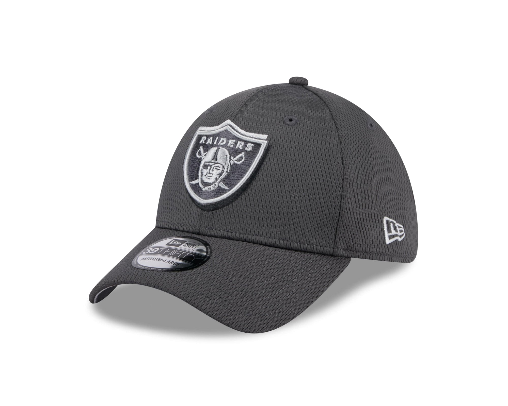 Las Vegas Raiders 2024 NFL Draft New Era 39Thirty Flex Cap Grau - STADIUMDREAMS