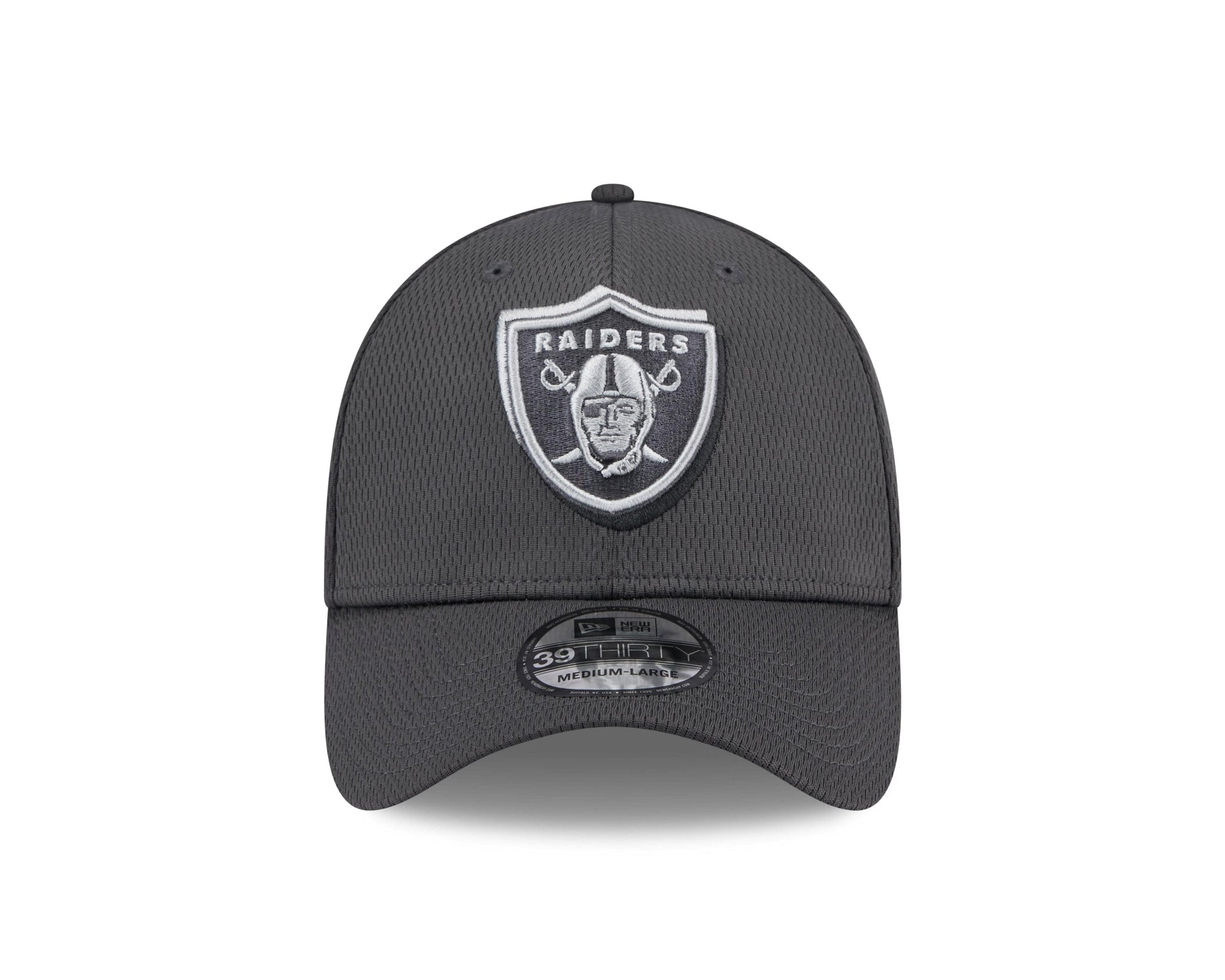 Las Vegas Raiders 2024 NFL Draft New Era 39Thirty Flex Cap Grau - STADIUMDREAMS