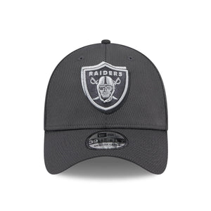 Las Vegas Raiders 2024 NFL Draft New Era 39Thirty Flex Cap Grau - STADIUMDREAMS