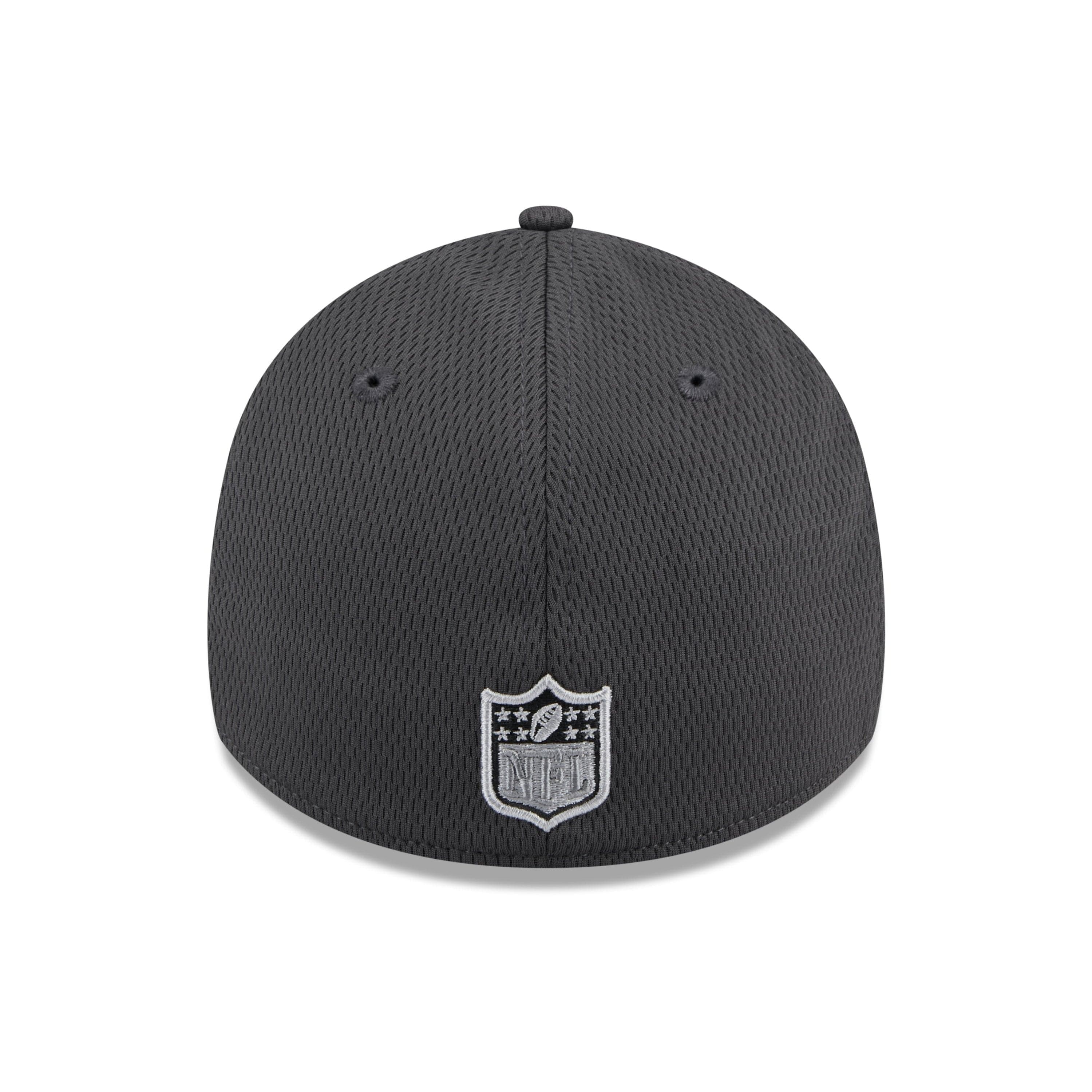 Las Vegas Raiders 2024 NFL Draft New Era 39Thirty Flex Cap Grau - STADIUMDREAMS