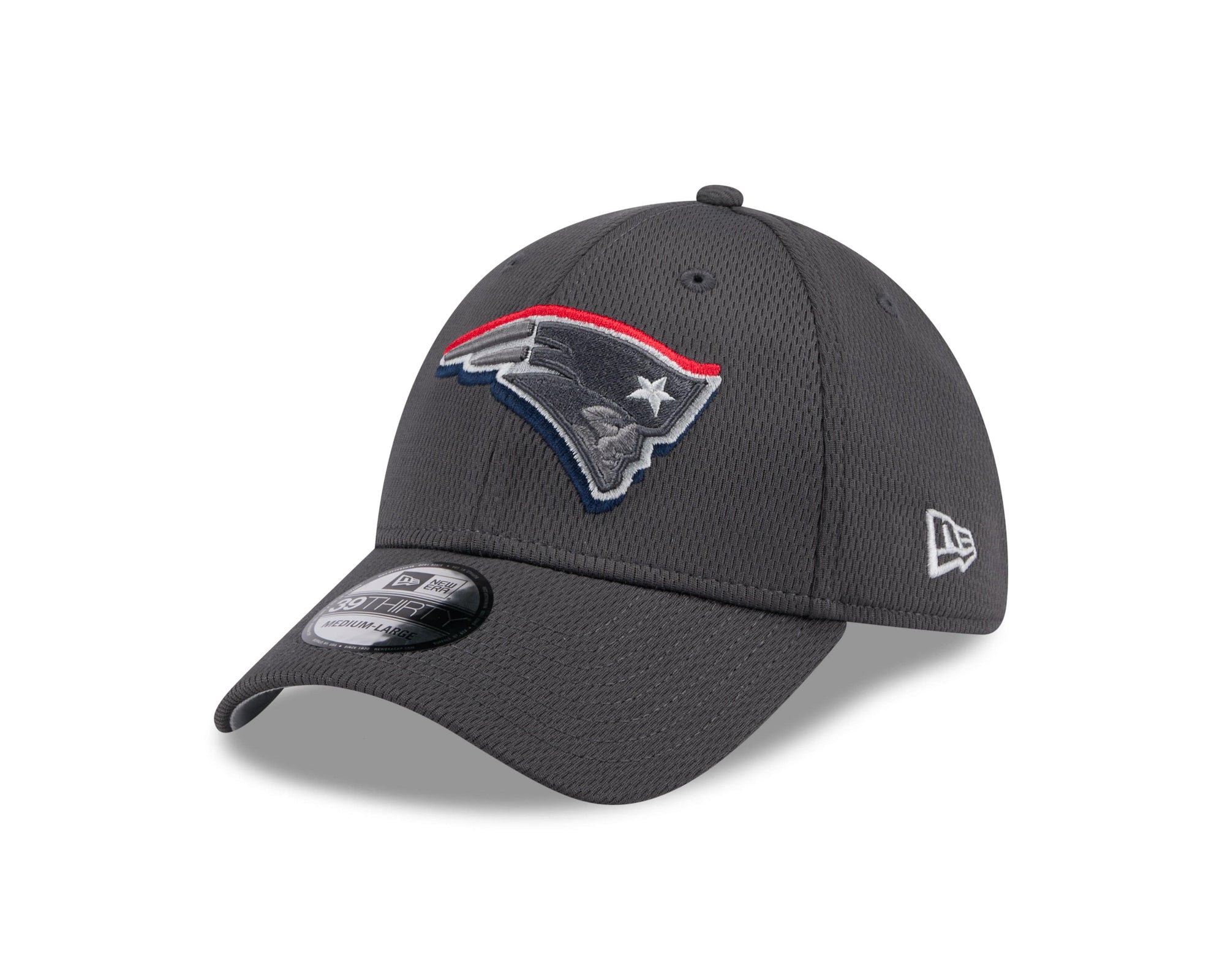 New England Patriots 2024 NFL Draft New Era 39Thirty Flex Cap Grau - STADIUMDREAMS