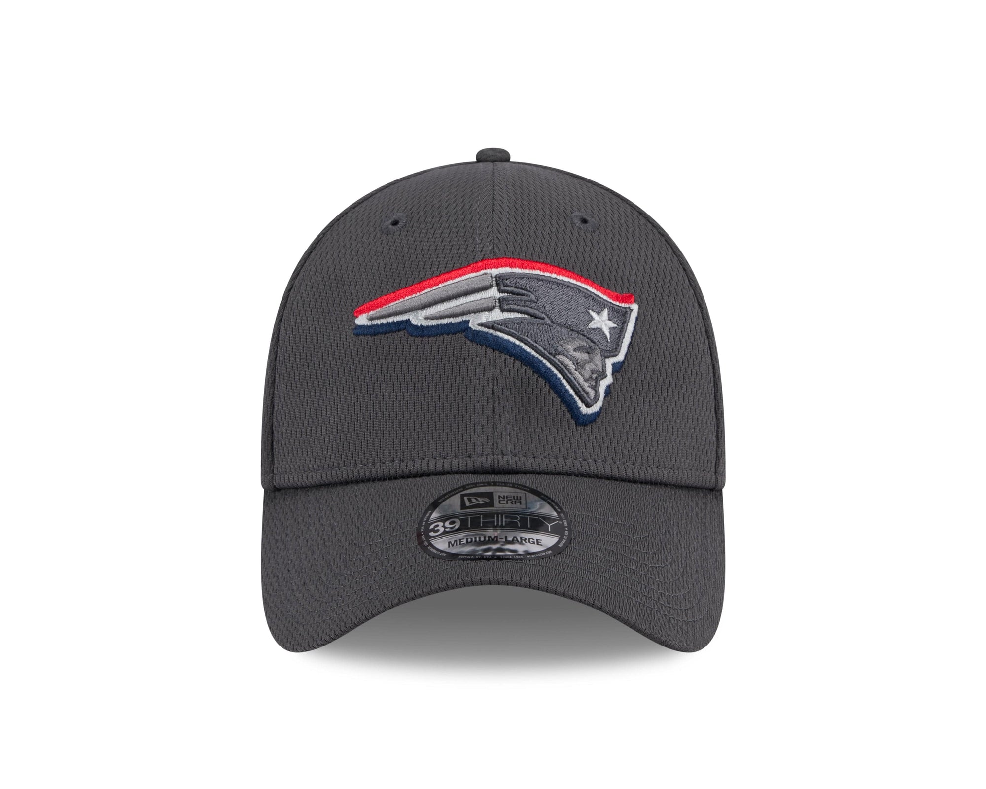 New England Patriots 2024 NFL Draft New Era 39Thirty Flex Cap Grau - STADIUMDREAMS