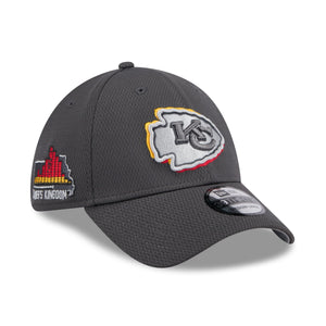 Kansas City Chiefs 2024 NFL Draft New Era 39Thirty Flex Cap Grau - STADIUMDREAMS