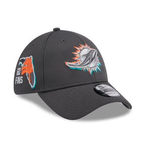 Miami Dolphins 2024 NFL Draft New Era 39Thirty Flex Cap Grau - STADIUMDREAMS