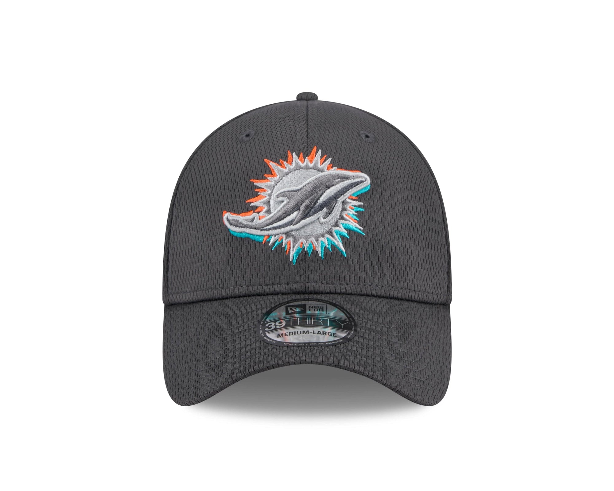 Miami Dolphins 2024 NFL Draft New Era 39Thirty Flex Cap Grau - STADIUMDREAMS