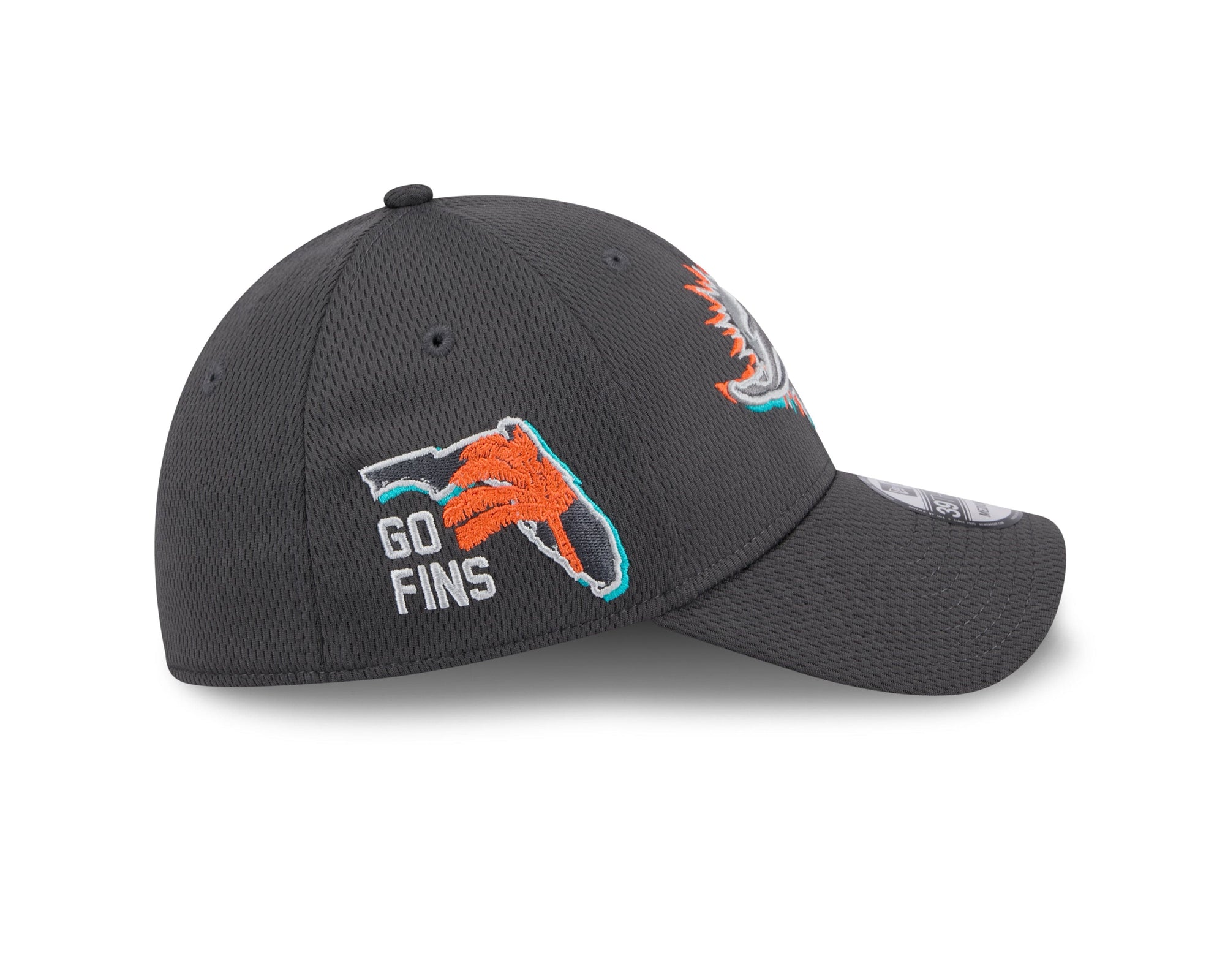 Miami Dolphins 2024 NFL Draft New Era 39Thirty Flex Cap Grau - STADIUMDREAMS