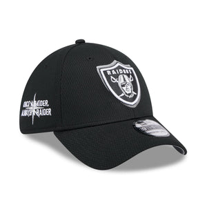 Las Vegas Raiders 2024 NFL Draft New Era 39Thirty Flex Cap Schwarz - STADIUMDREAMS