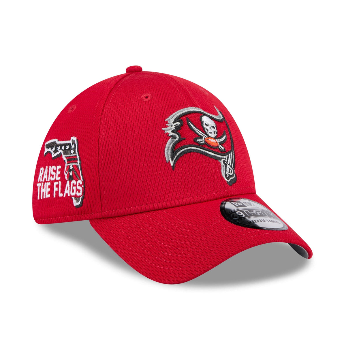 Tampa Bay Buccaneers 2024 NFL Draft New Era 39Thirty Flex Cap Rot - STADIUMDREAMS