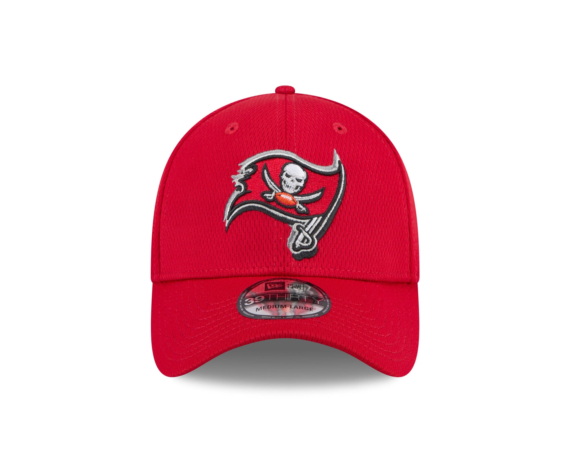 Tampa Bay Buccaneers 2024 NFL Draft New Era 39Thirty Flex Cap Rot - STADIUMDREAMS