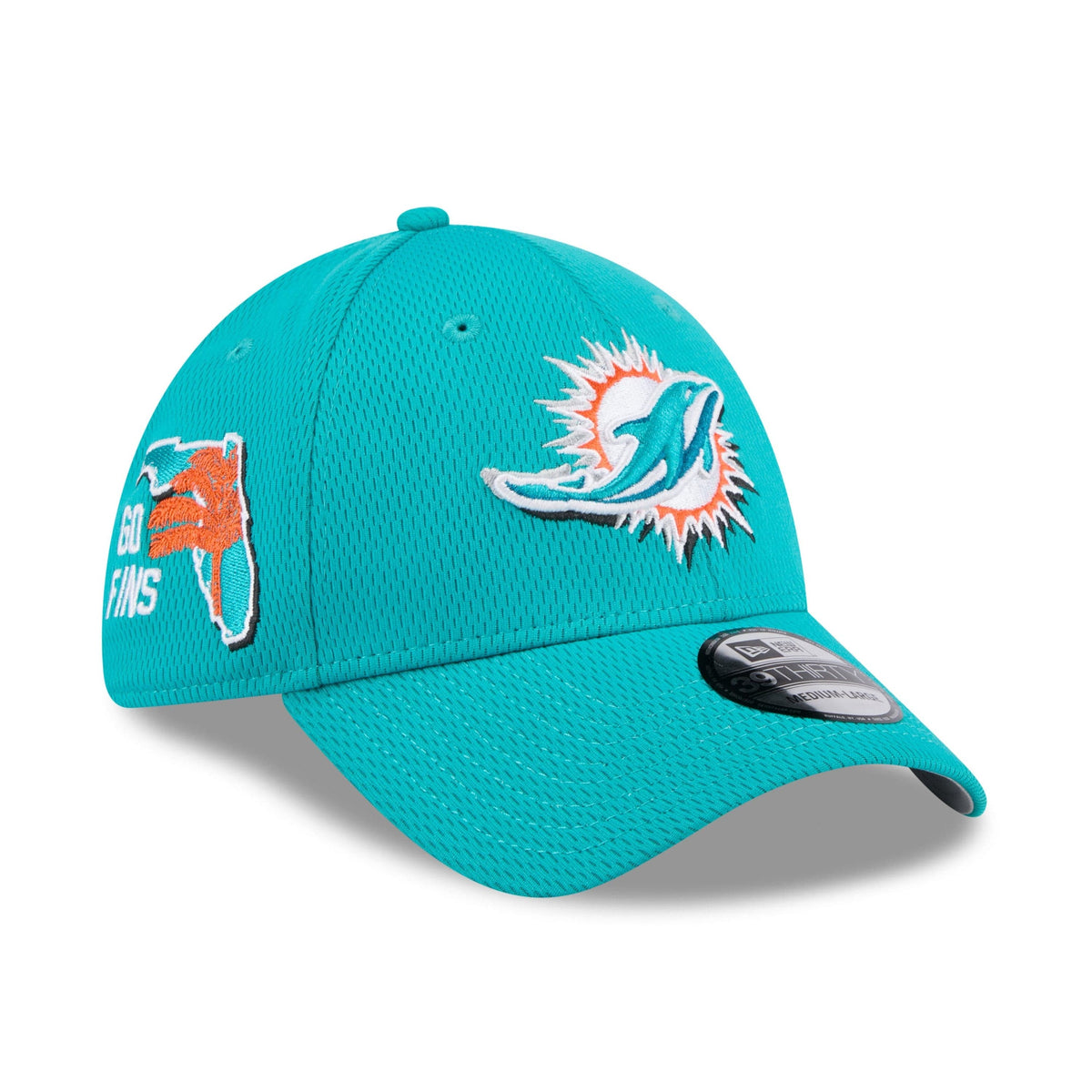 Miami Dolphins 2024 NFL Draft New Era 39Thirty Flex Cap Türkis - STADIUMDREAMS