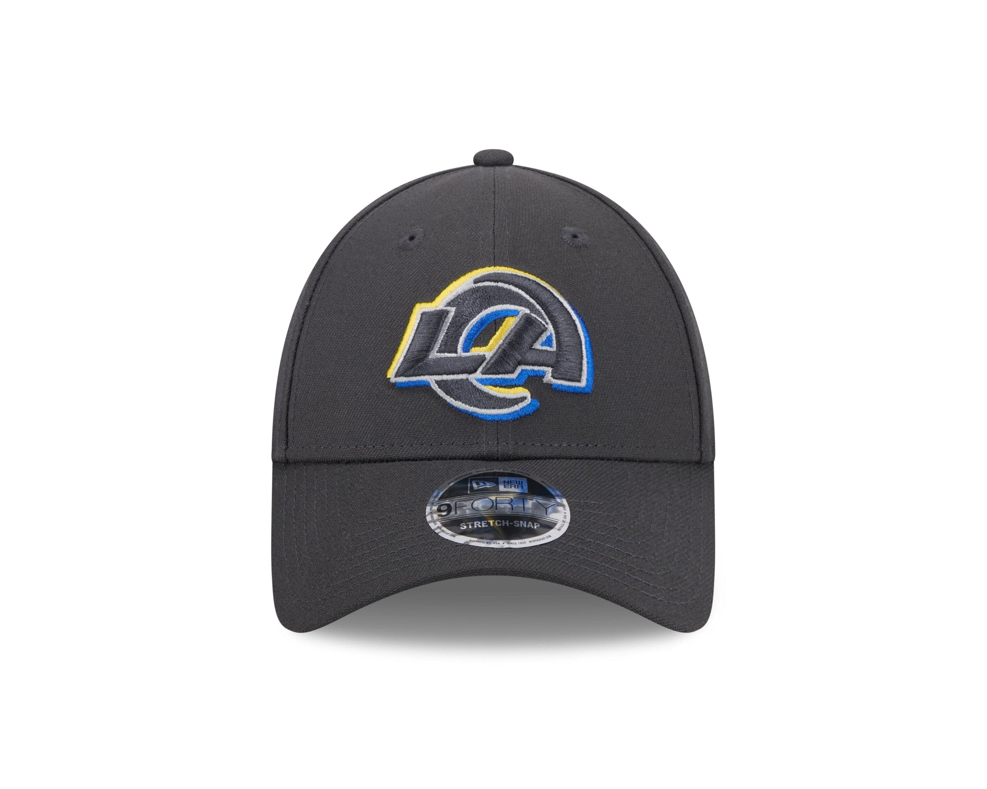 Los Angeles Rams New Era NFL 2024 Draft 2024 9Forty Stretch-Snap Cap Grau - STADIUMDREAMS