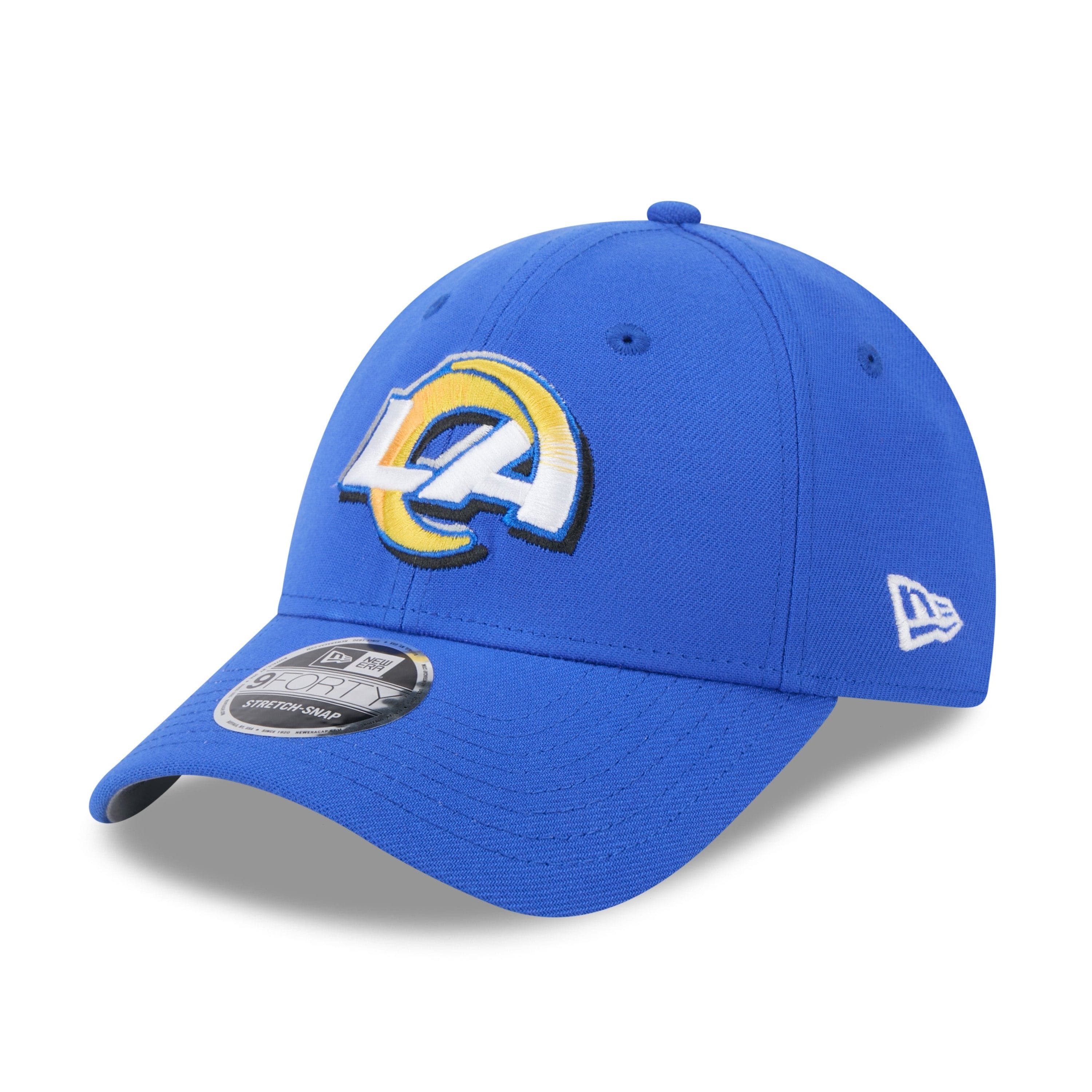 Los Angeles Rams New Era NFL 2024 Draft 2024 9Forty Stretch-Snap Cap Blau - STADIUMDREAMS