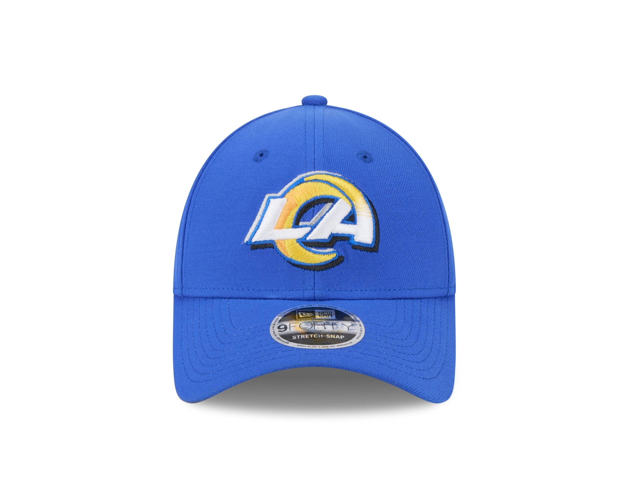 Los Angeles Rams New Era NFL 2024 Draft 2024 9Forty Stretch-Snap Cap Blau - STADIUMDREAMS