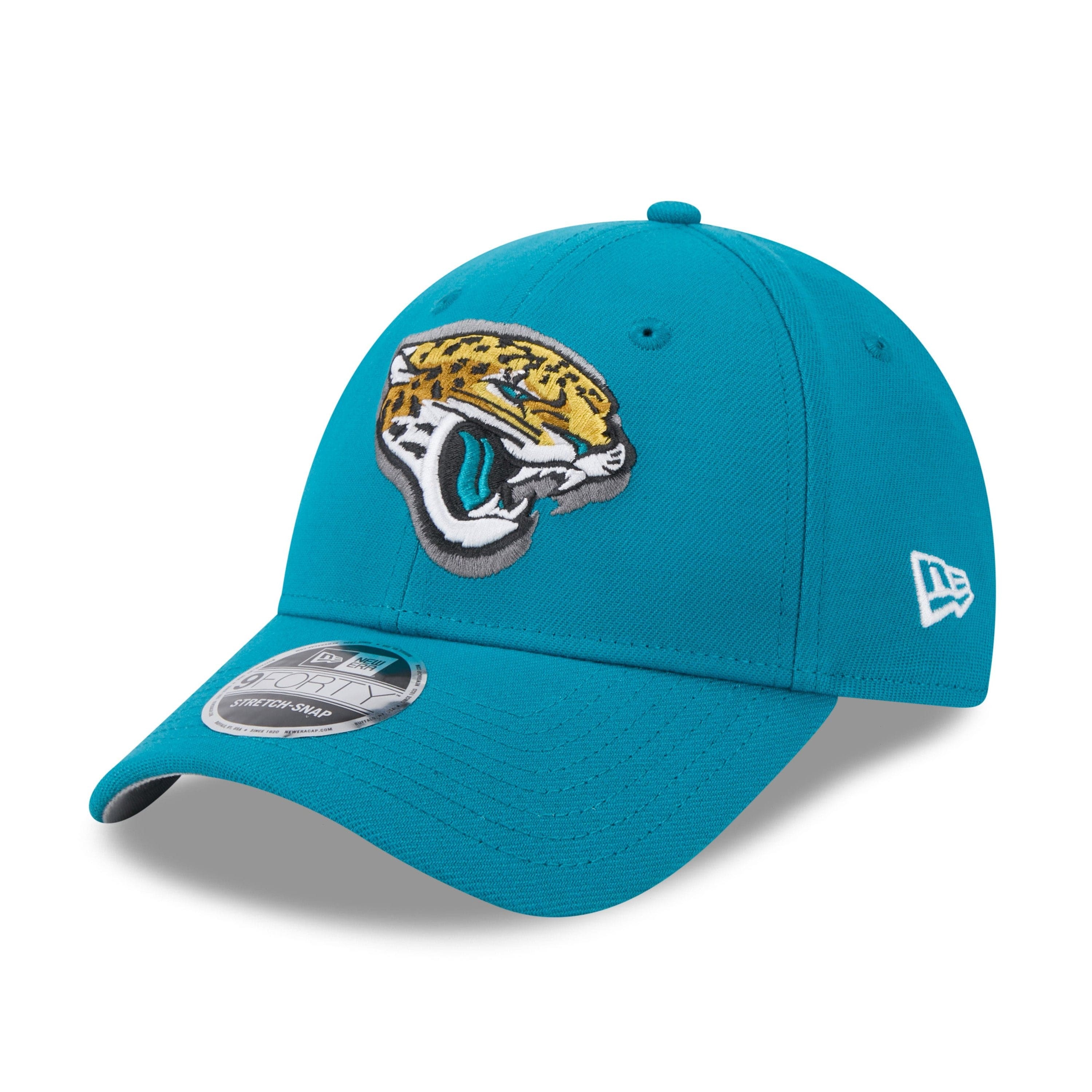 Jacksonville Jaguars New Era NFL 2024 Draft 2024 9Forty Stretch-Snap Cap Türkis - STADIUMDREAMS