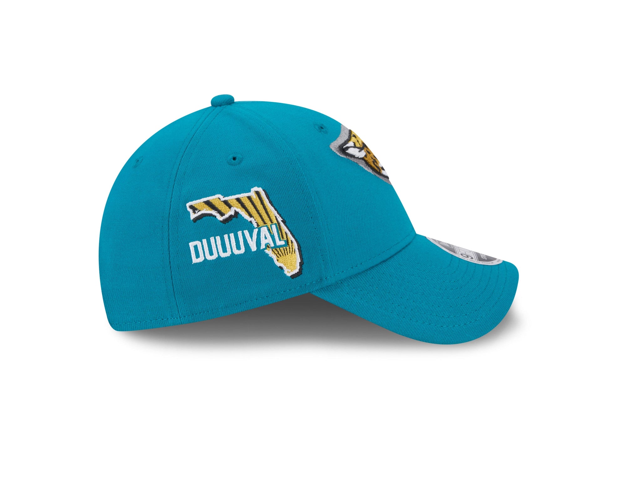 Jacksonville Jaguars New Era NFL 2024 Draft 2024 9Forty Stretch-Snap Cap Türkis - STADIUMDREAMS