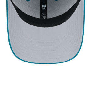 Jacksonville Jaguars New Era NFL 2024 Draft 2024 9Forty Stretch-Snap Cap Türkis - STADIUMDREAMS