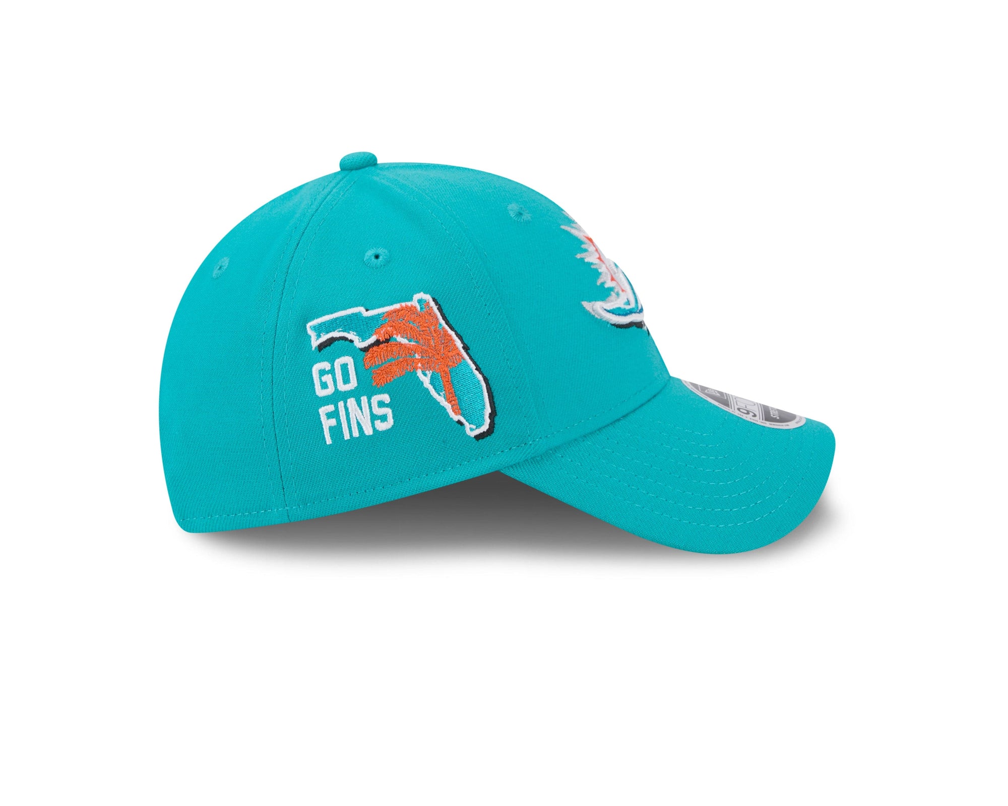 Miami Dolphins New Era NFL 2024 Draft 2024 9Forty Stretch-Snap Cap Türkis - STADIUMDREAMS