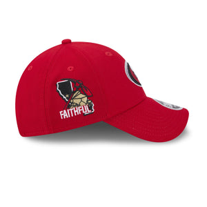 San Francisco 49ers New Era NFL 2024 Draft 2024 9Forty Stretch-Snap Cap Rot - STADIUMDREAMS